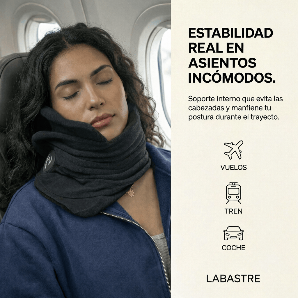 Almohada cervical de viaje