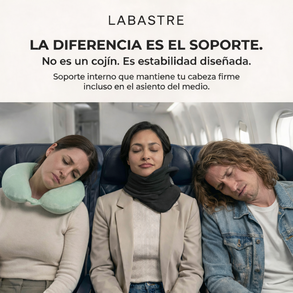 Almohada cervical de viaje