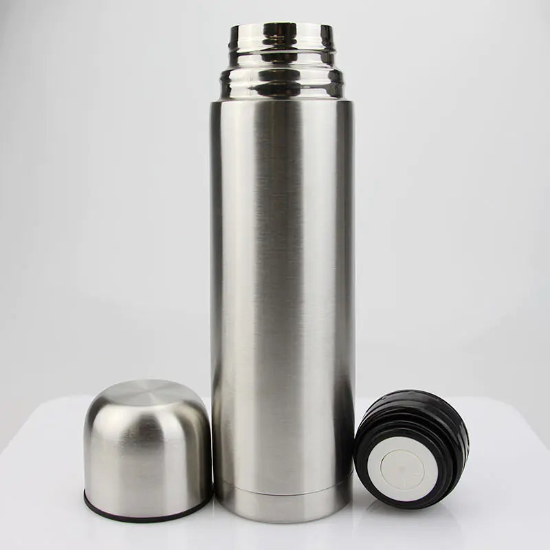 Botella Deportiva de Agua Aislante de Acero Inoxidable