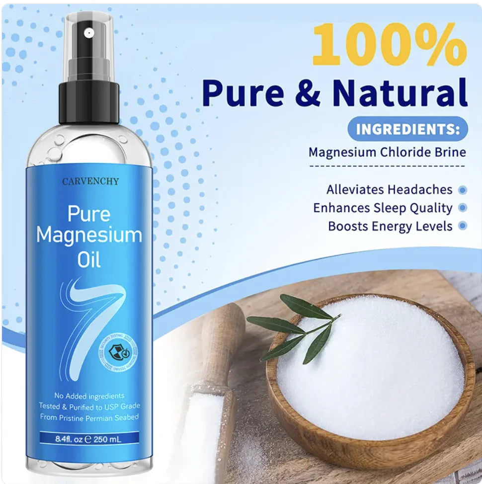 Spray de Aceite de Magnesio Puro